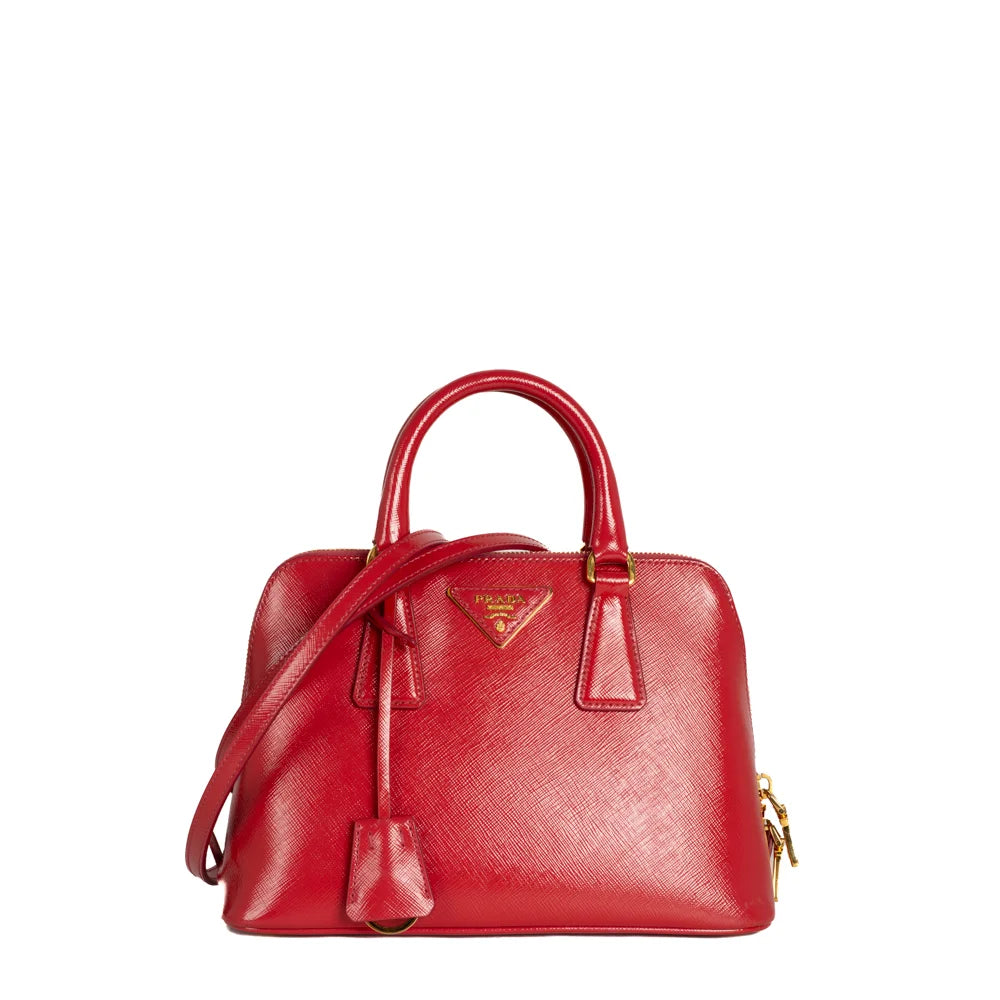 image of Promenade Mini bag in red patent leather