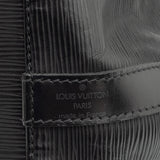noé louis vuitton second hand bag in black leather label