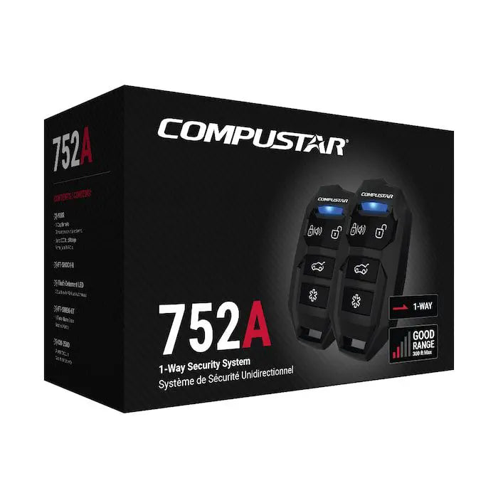 COMPUSTAR 752A Car Alarm & Security System with Two Remotes (COMPUSTAR FT-CMPA-CONT)