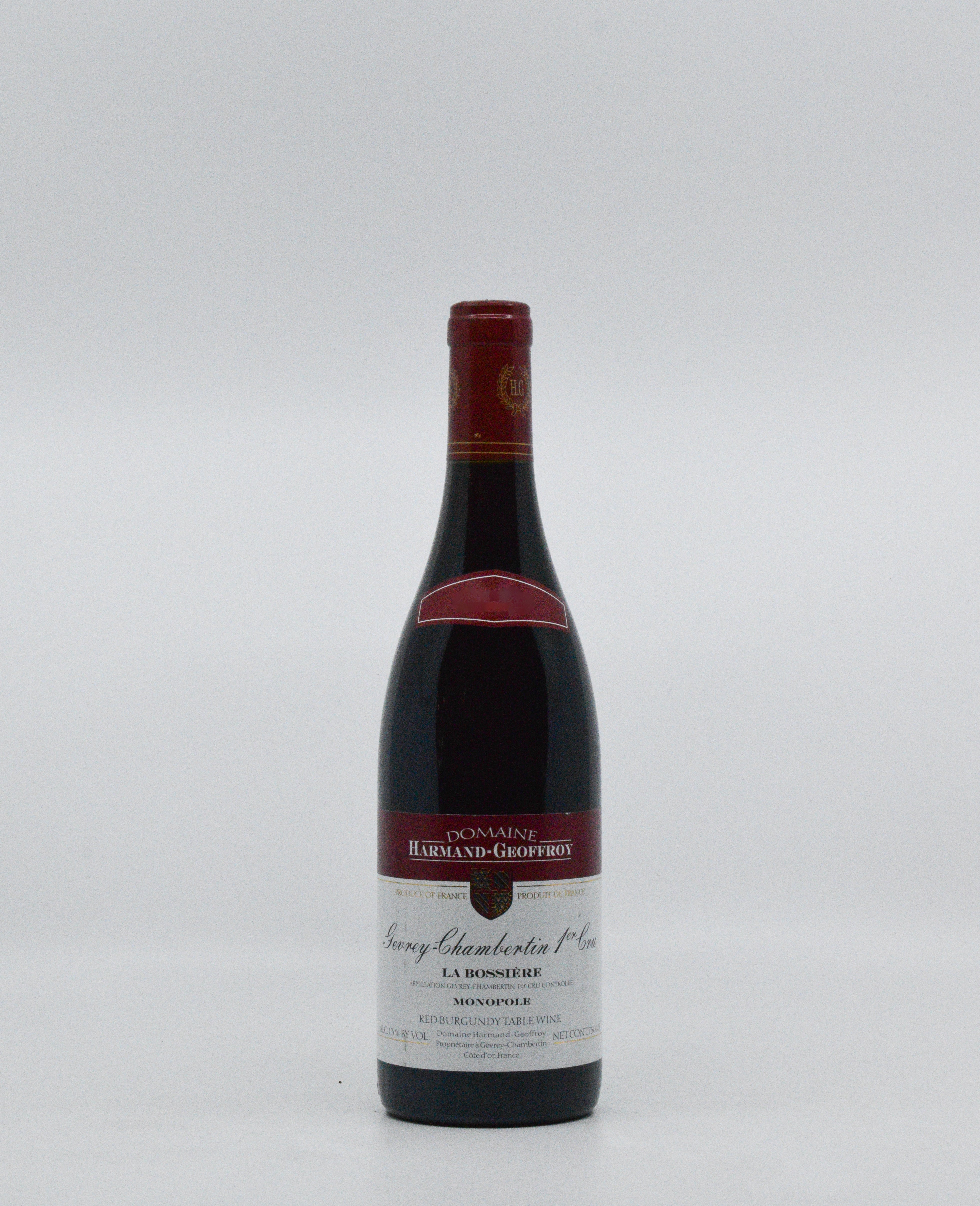 Domaine Harmand-Geoffroy Gevrey-Chambertin 1er Cru 'La Bossiere - Monopole' 2021