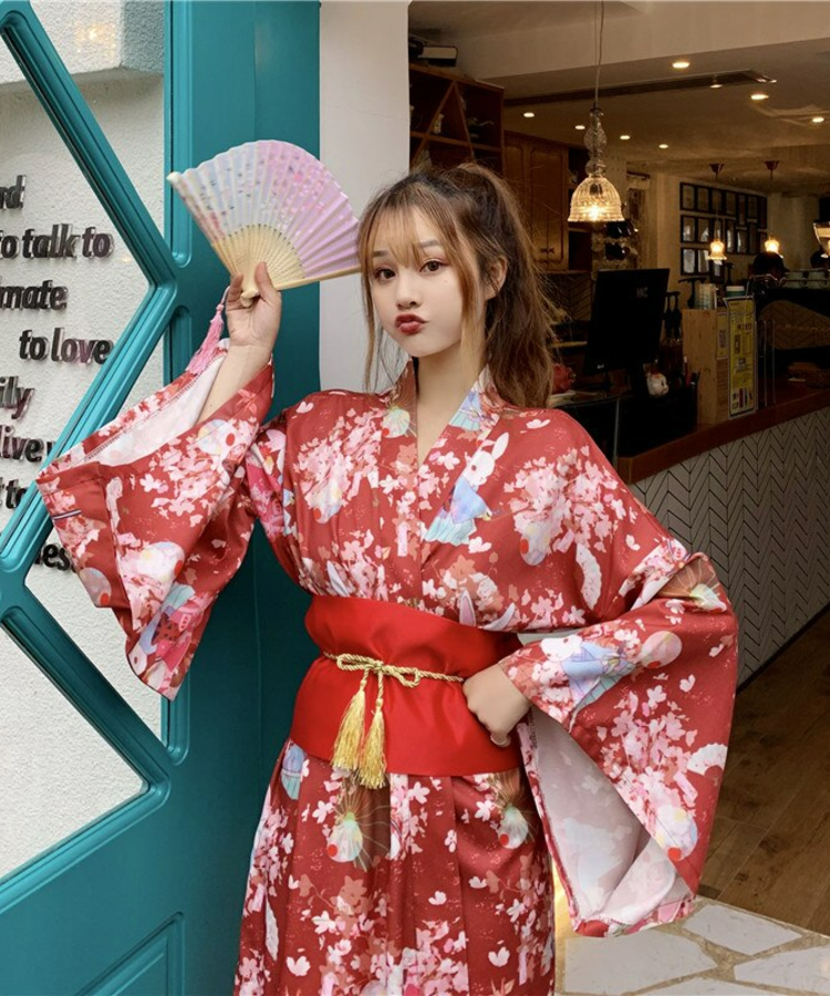 Sakura Bunny Yukata– Peanut Butter