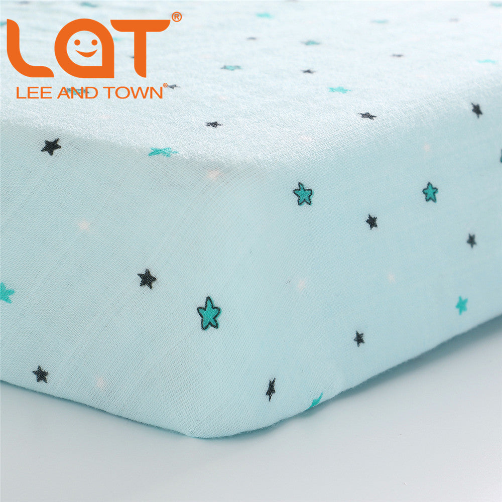 Lat 100 Cotton Crib Fitted Sheet Unicorn Soft Baby Bed Mattress