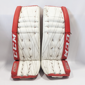 Bauer Vapor 1X OD1N - Used Pro Stock Goalie Pads - (White/Black