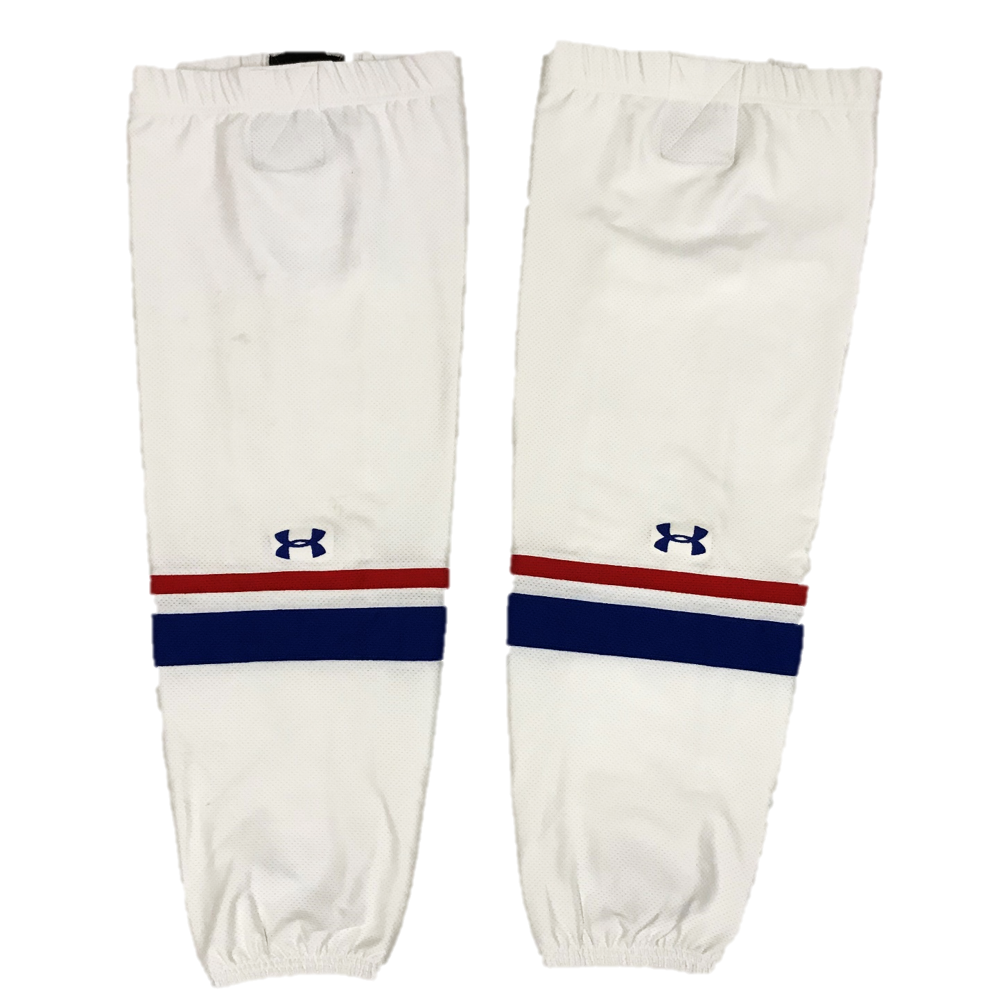 NCAA - Used Under Armour Hockey Socks (White/Red/Blue