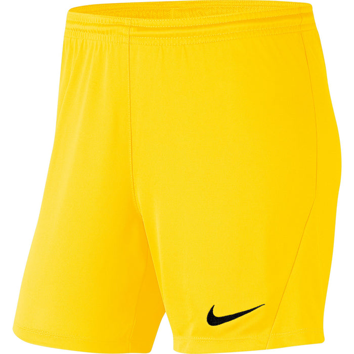 nike yellow shorts womens