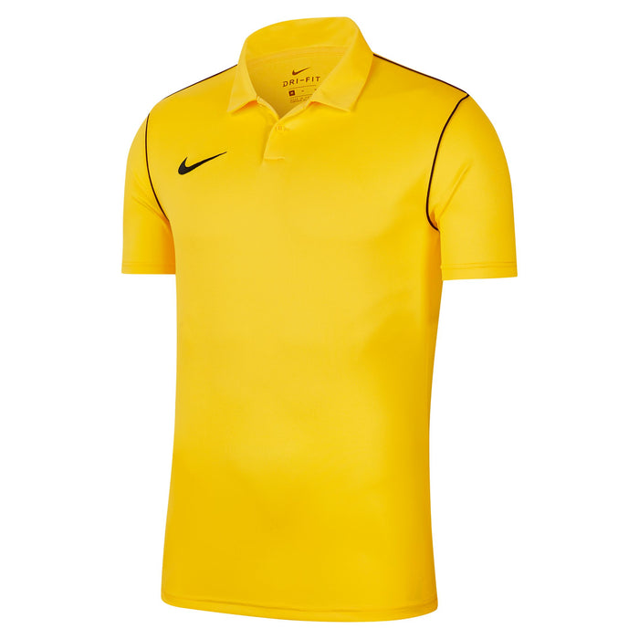 yellow nike polo shirt