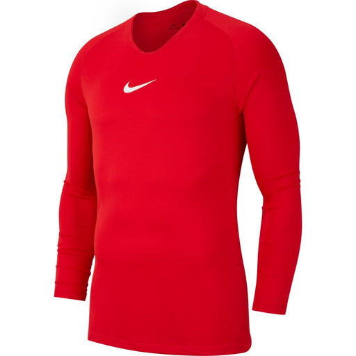Nike Men's University Red Dri-FIT Cotton/Poly Long Sleeve Tee