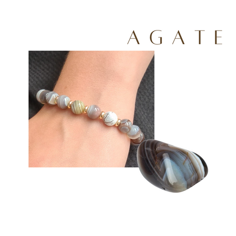 Agate crystal
