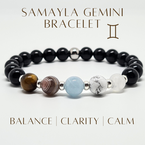 Samayla Gemini bracelet. Balance, clarity and calm.