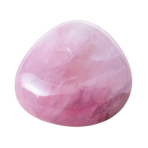 Rose quartz tumbled gemstone