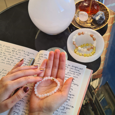 Setting intentions with your crystal jewellery