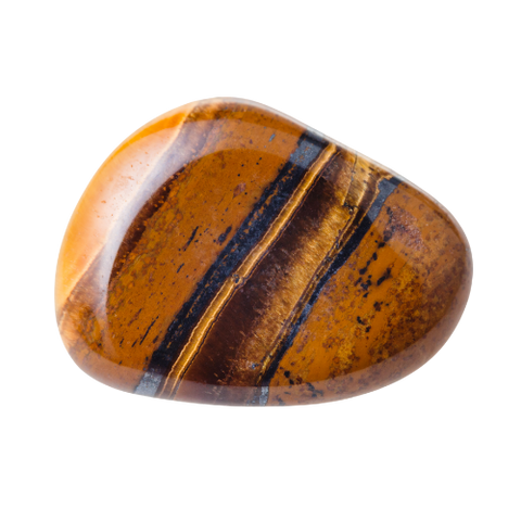 Tiger Eye tumbled gemstone