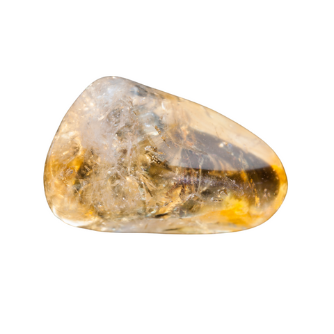 Citrine semi-precious gemstone