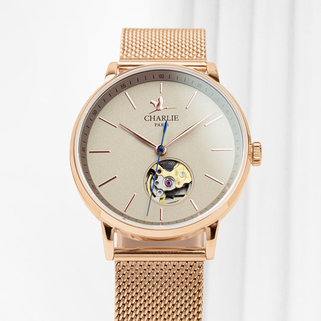 montre automatique femme heartbeat