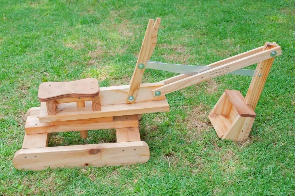 wooden sandpit digger