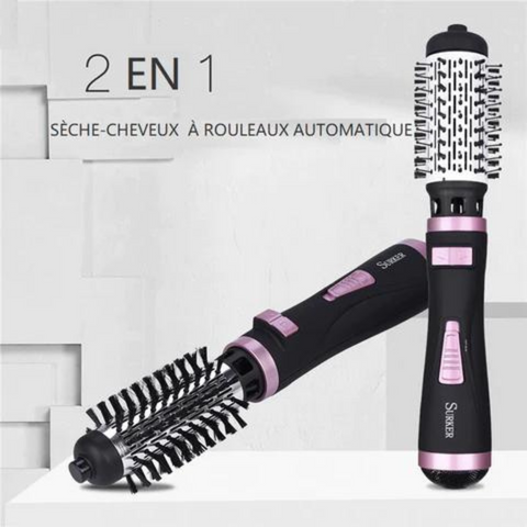 Brosse sèche cheveux 2 EN 1 avec rotation