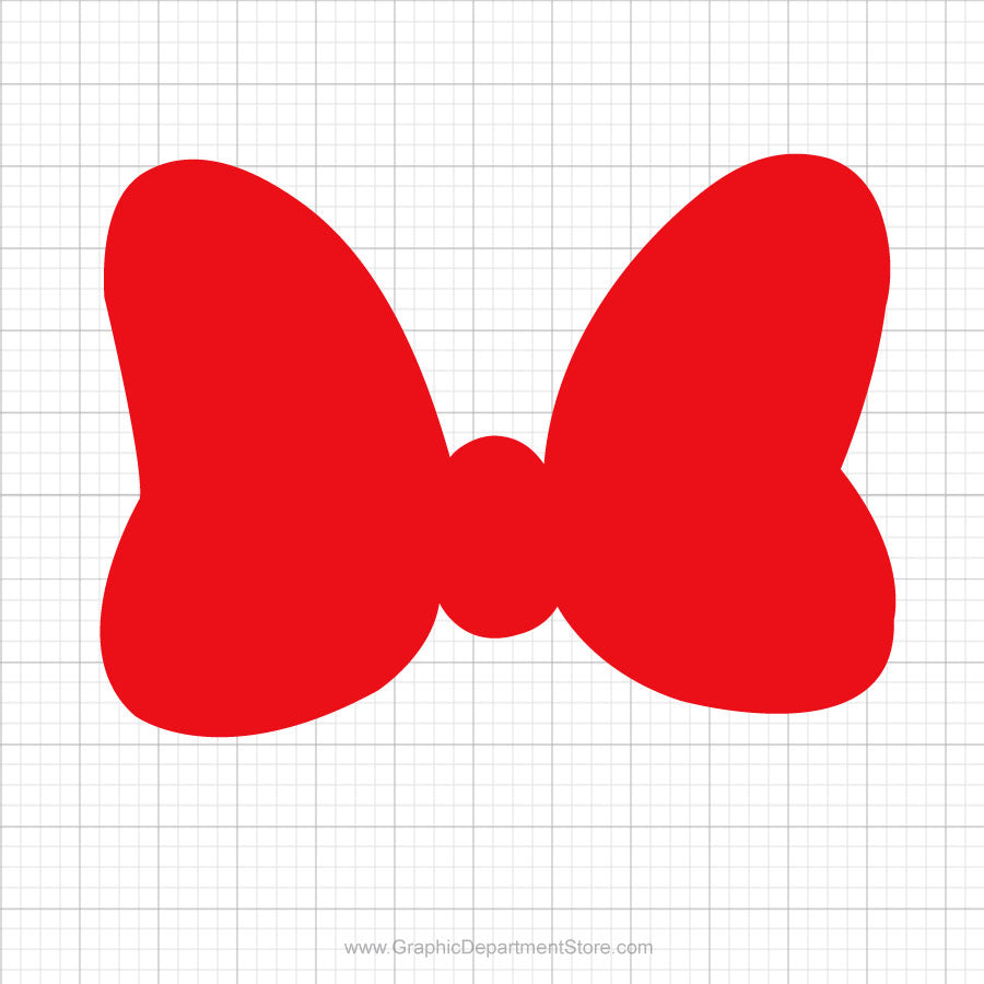 Minnie Mouse Red Bow Svg Clipart Graphic Department Store