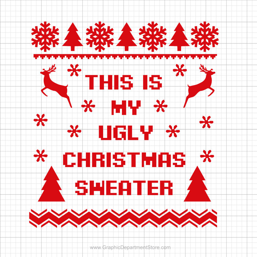 Download 26 Ugly Christmas Sweater Svg This Is My Ugly Sweater Svg Dxf 392305 Cut Files Design Bundles 11 Ugly Christmas Sweater Svg Background SVG Cut Files