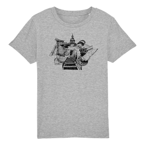 Danish Architecture B/W Organic Cotton Children's T-Shirt (more