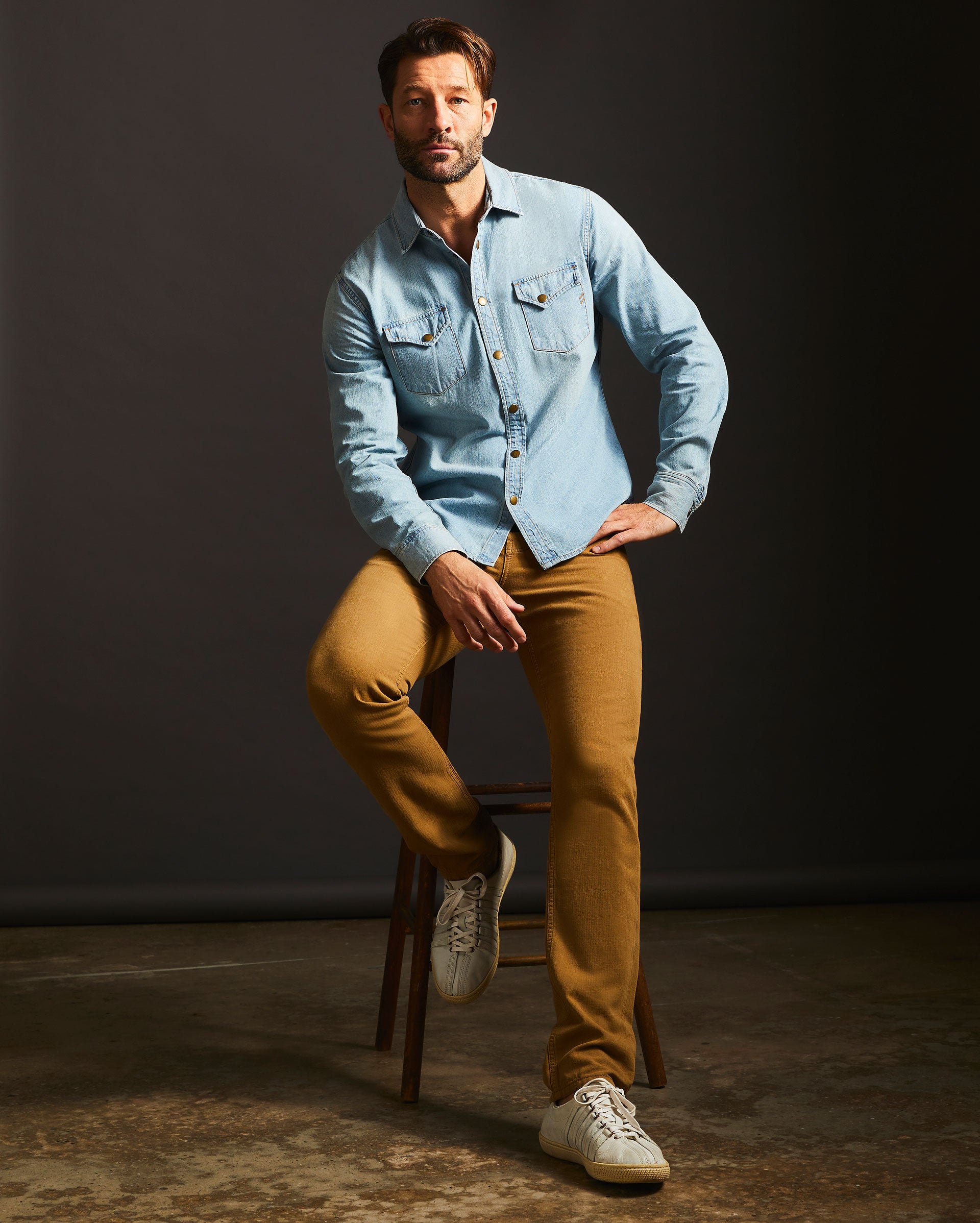 SHOALS DENIM SHIRT IN DENIM WASH – Billy Reid