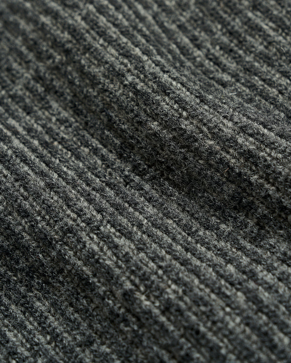  Charcoal 2 Tone Rib Knit Fabric Ribbing Fabric Sleeves Collar  Charcoal 2 Tone Stretch Rib Fabric Ribbed Hacci Fabric by The Yard- 1 Yard  : אמנות, יצירה ותפירה