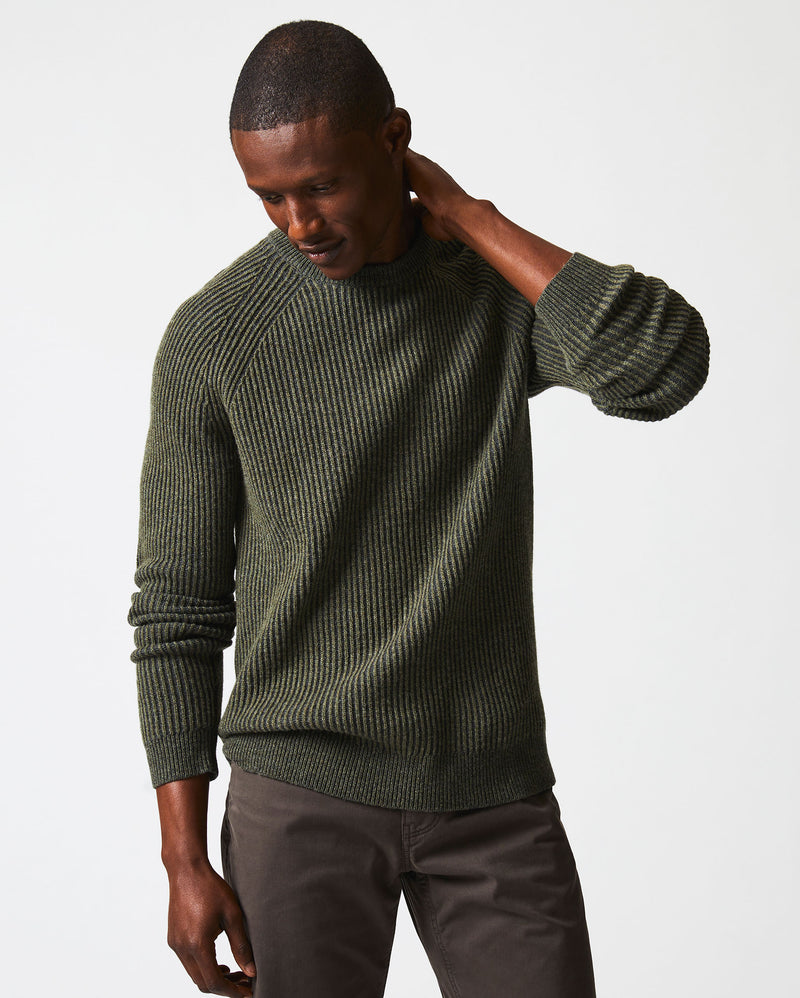 NET JACQUARD SWEATER IN LIGHT GREY – Billy Reid