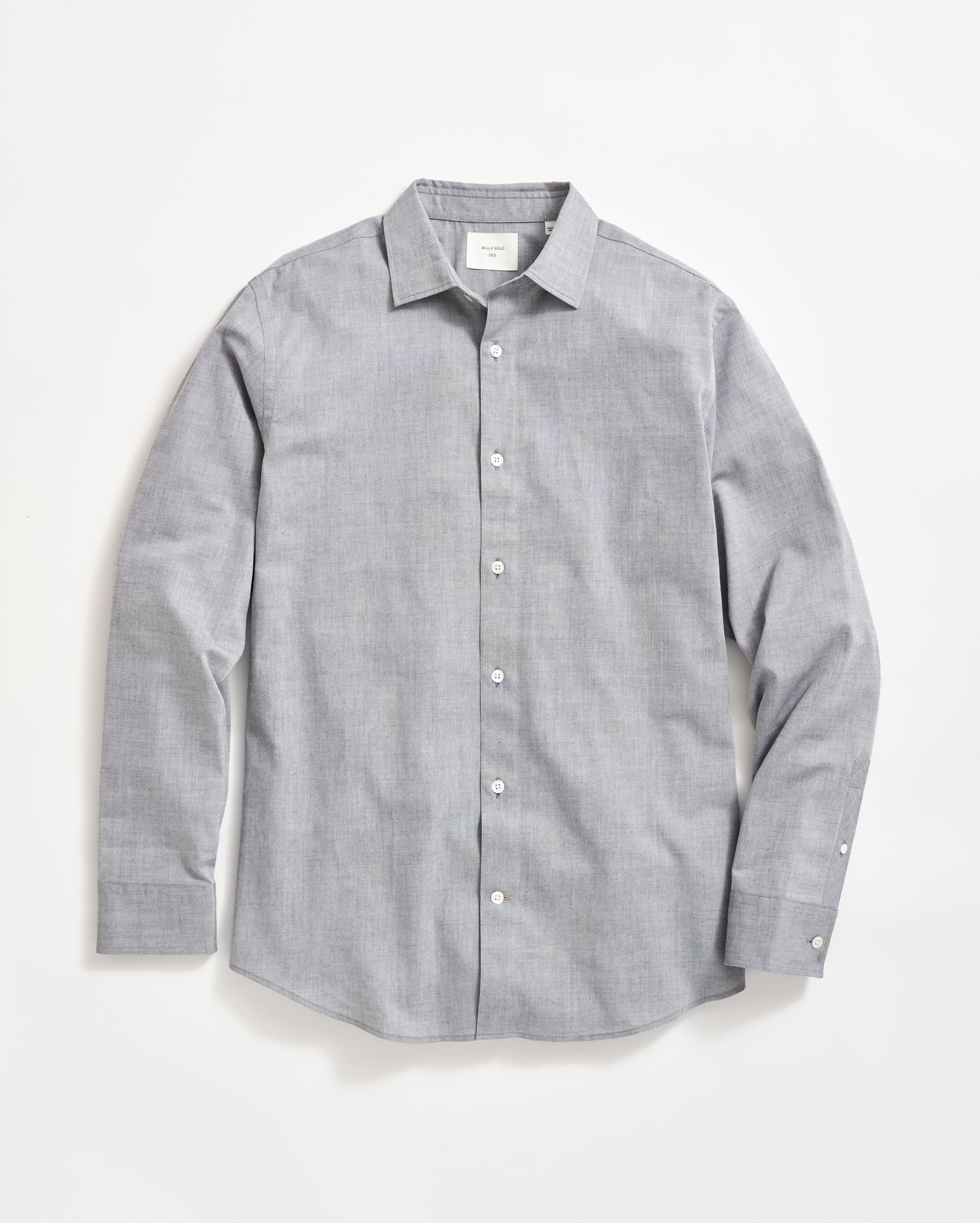 Shop Billy Reid Oxford Hutcheson Dress Shirt In Light Grey