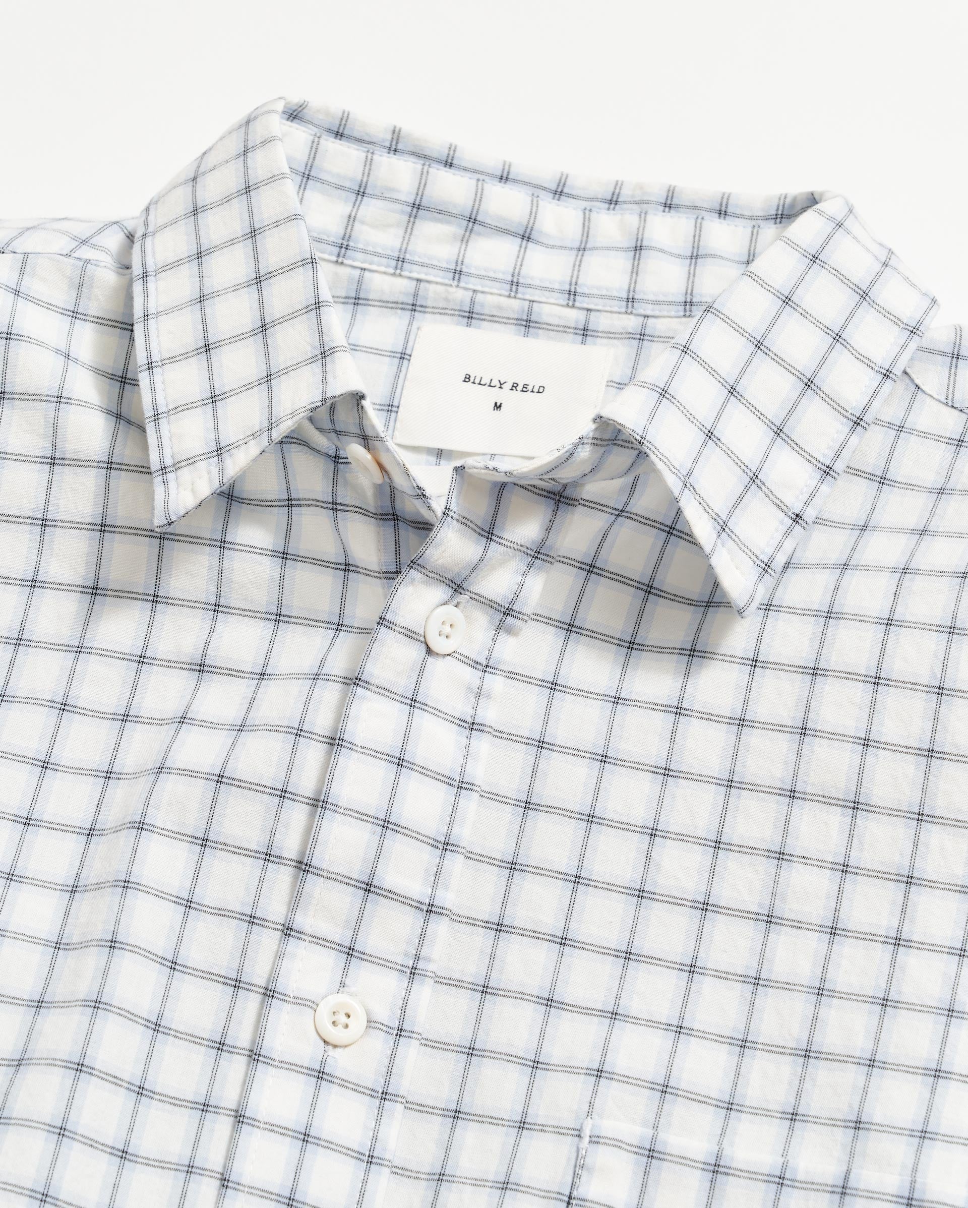 Shop Billy Reid Grid Plaid Cypress Shirt In Pebble