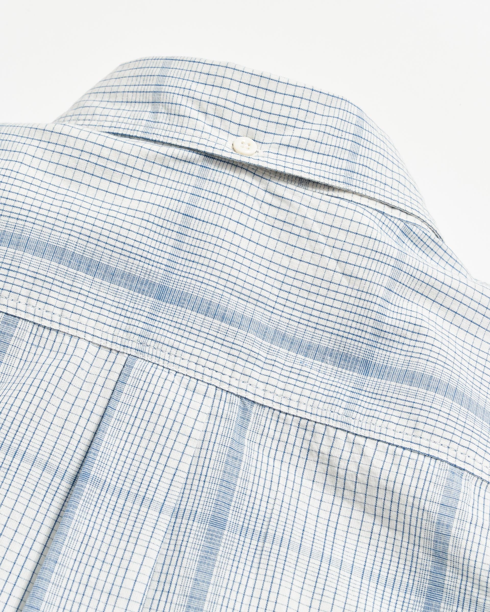 Shop Reid Short Sleeve Line Plaid Tuscumbia Shirt Button Down In Dark Blue