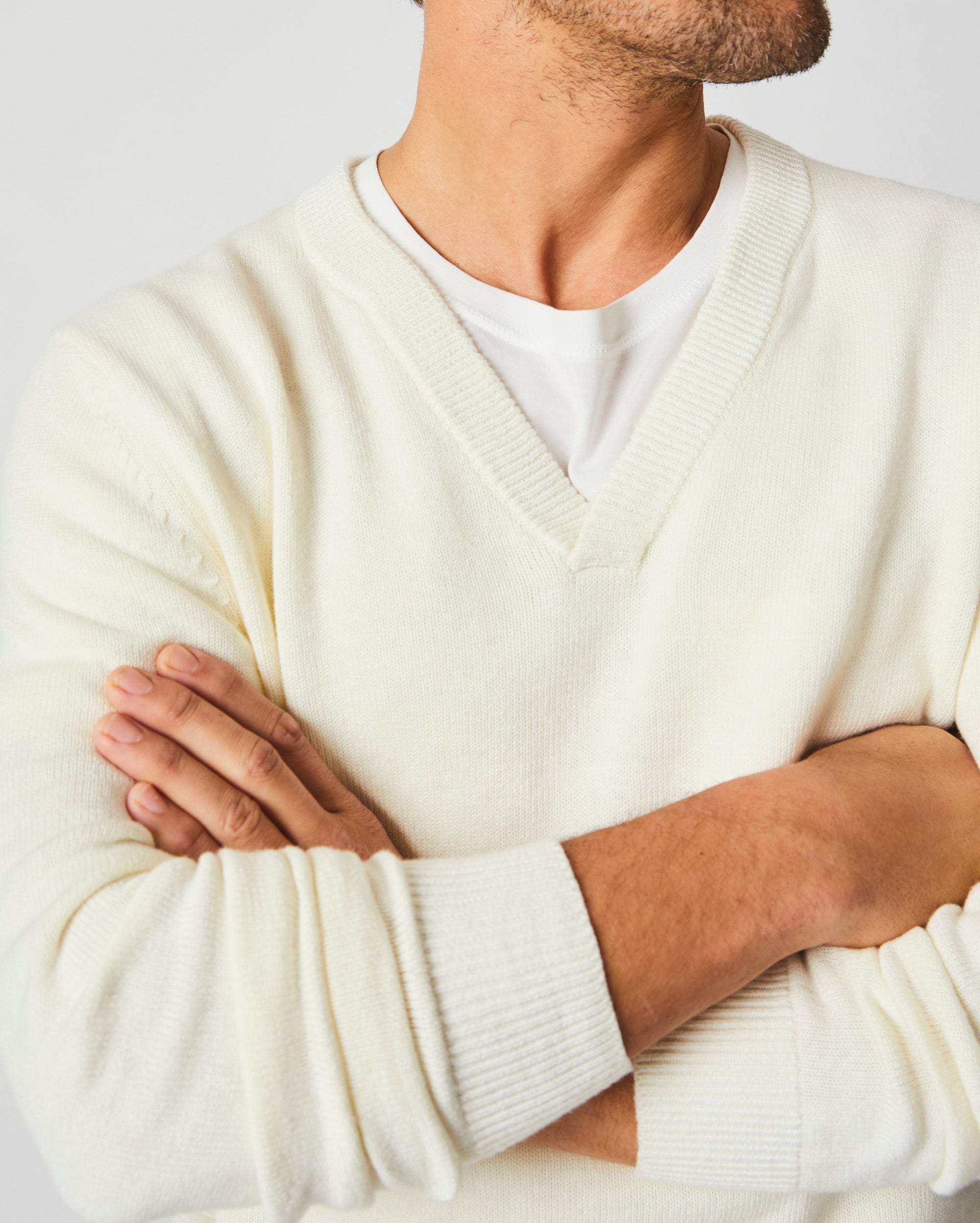 Shop Billy Reid Pullover Danley Sweater In Tinted White