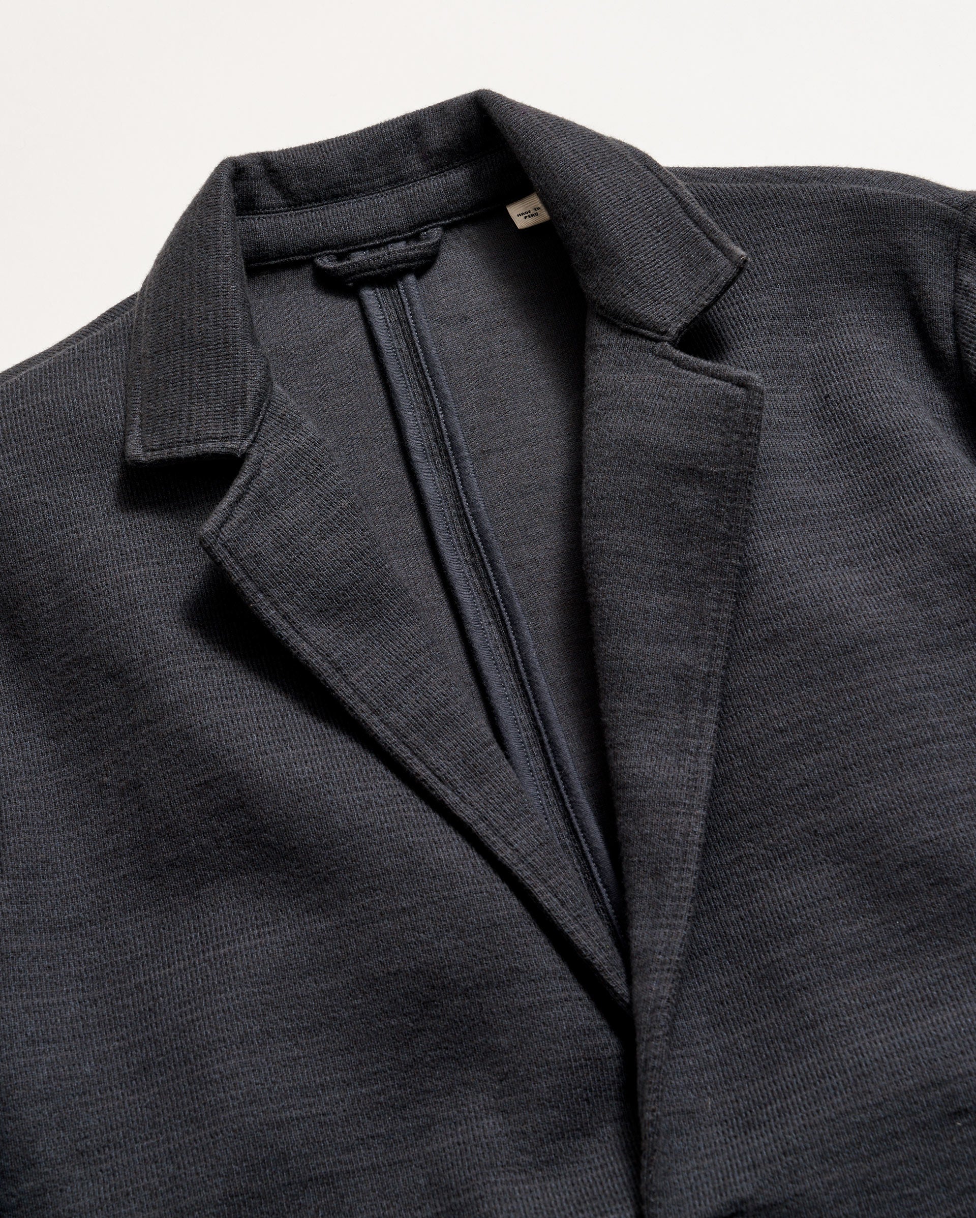 Shop Billy Reid Ottoman Knit Sport Coat In Carbon Blue