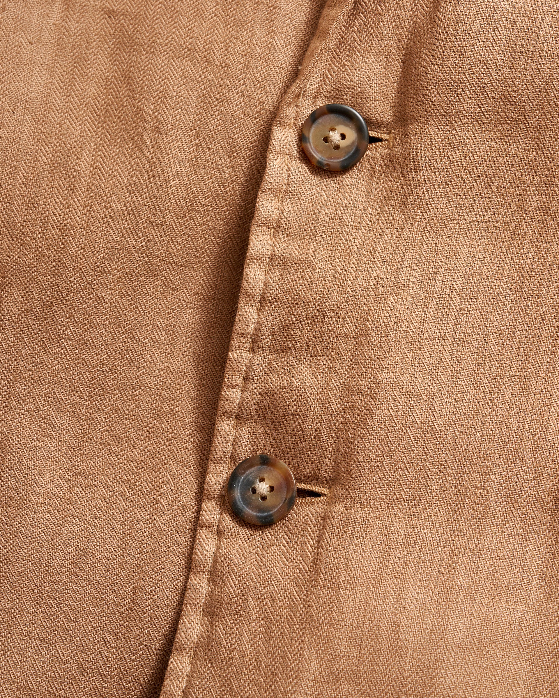 Shop Billy Reid Garment Dyed Linen Archie Jacket In Dark Tan