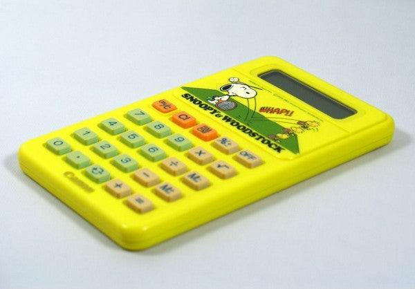 Snoopy Vintage Electronic Pocket Calculator (LC-402)