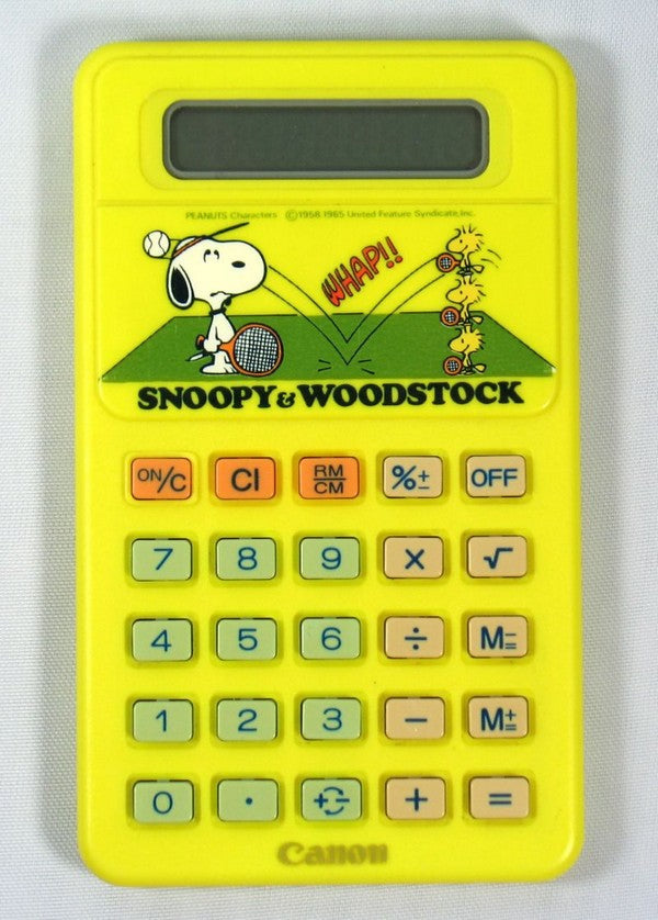 Snoopy Vintage Electronic Pocket Calculator (LC-402)