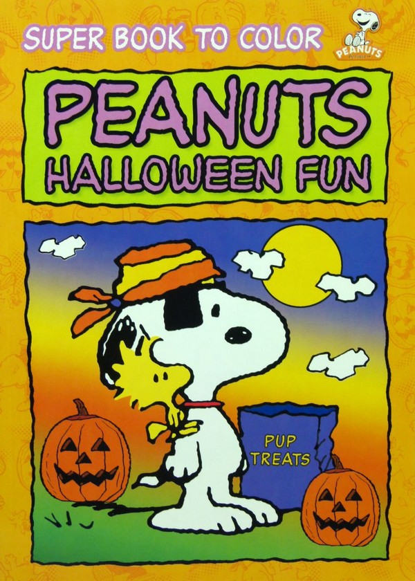 Download Peanuts Halloween Fun Coloring Book Snoopn4pnuts Com