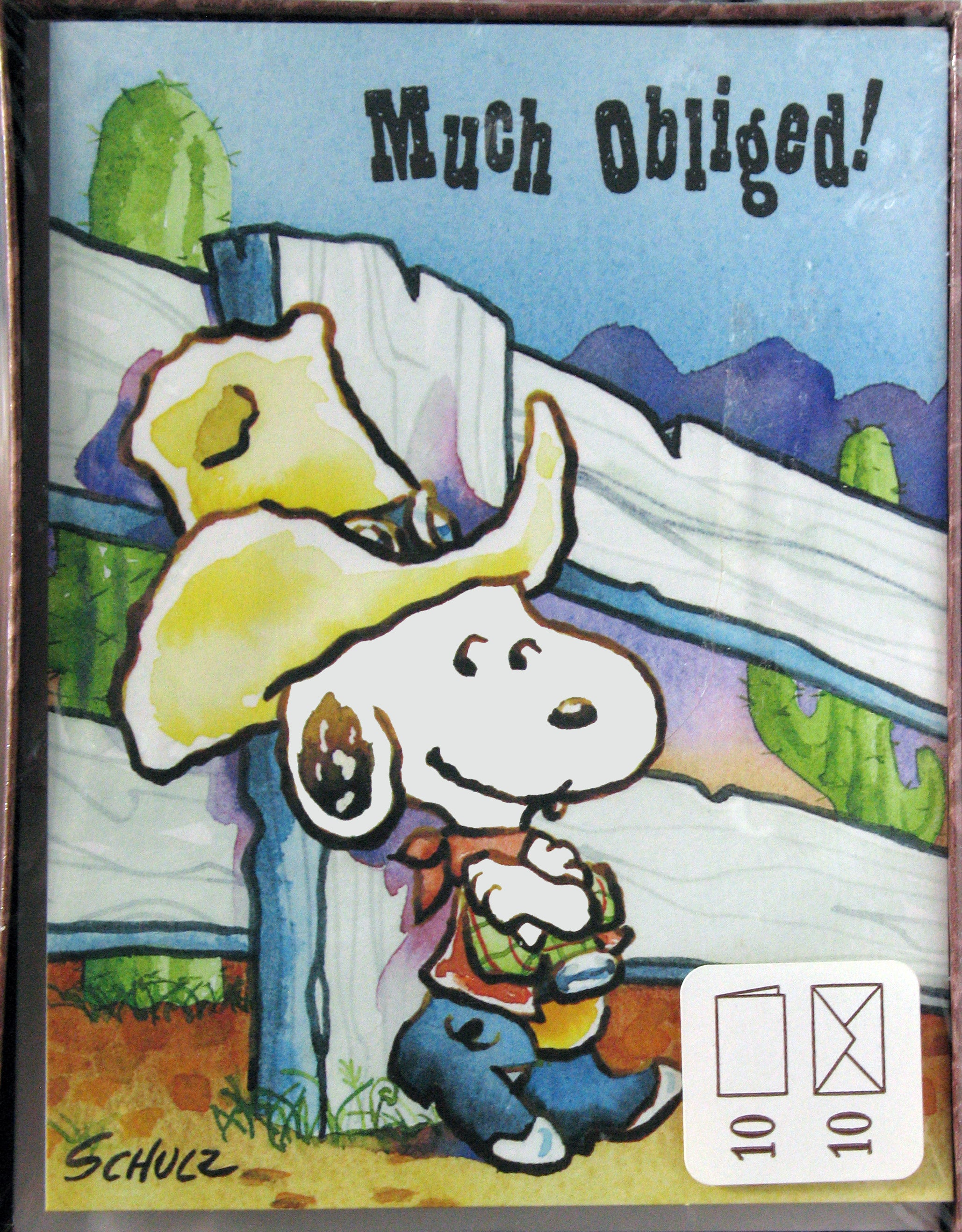 Cowboy Snoopy Vintage Blank Thank You Cards Snoopn4pnuts Com