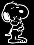 Snoopy Hugs Woodstock Die-Cut Vinyl Decal - White | snoopn4pnuts.com