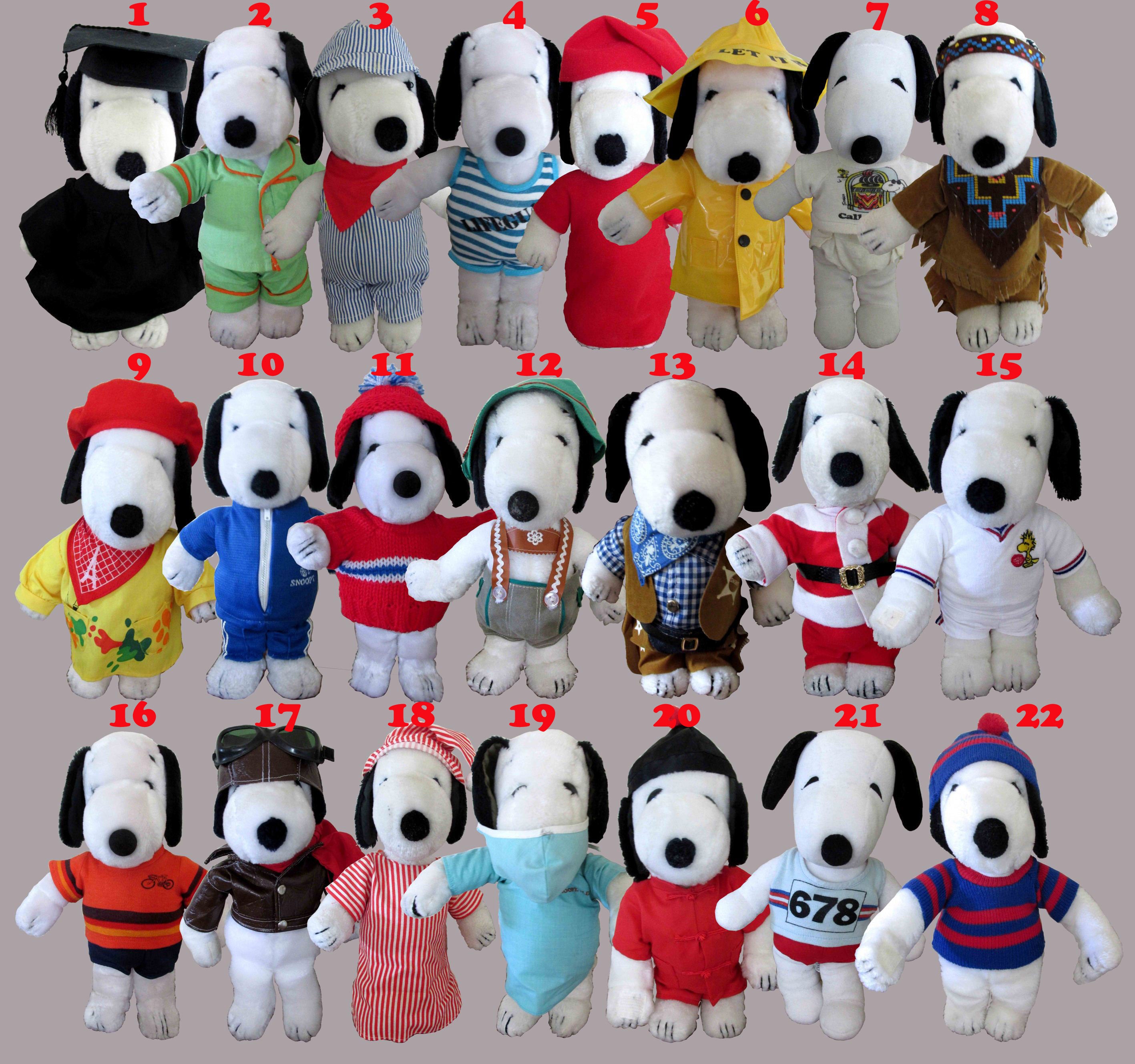 stuffed snoopy doll