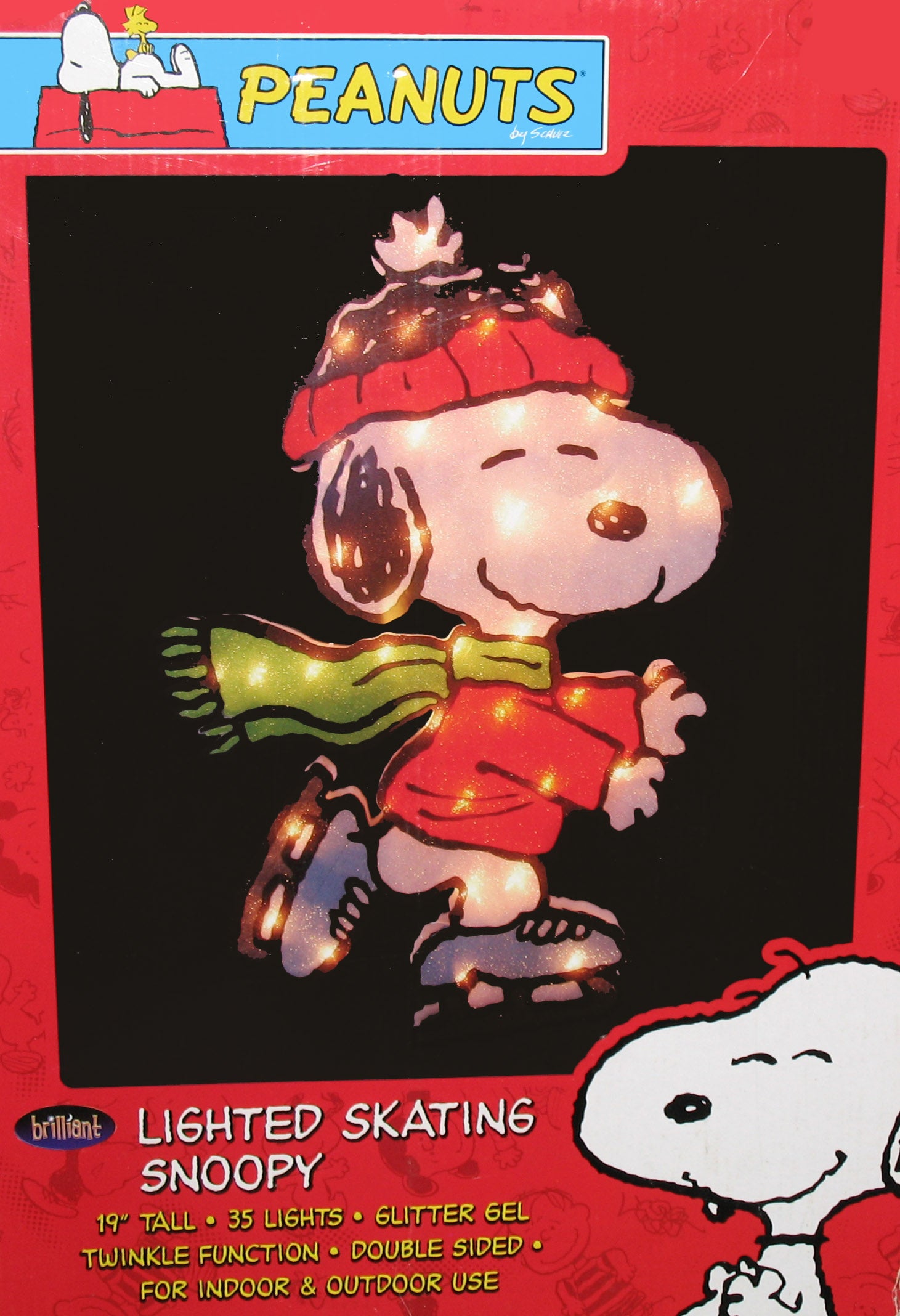 Snoopy Skater Pre-Lit Indoor/Outdoor Window Decor | snoopn4pnuts.com