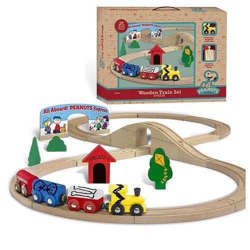 peanuts train set