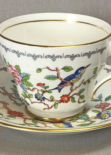 Aynsley Fine Bone China England Porcelain Teacup & Saucer