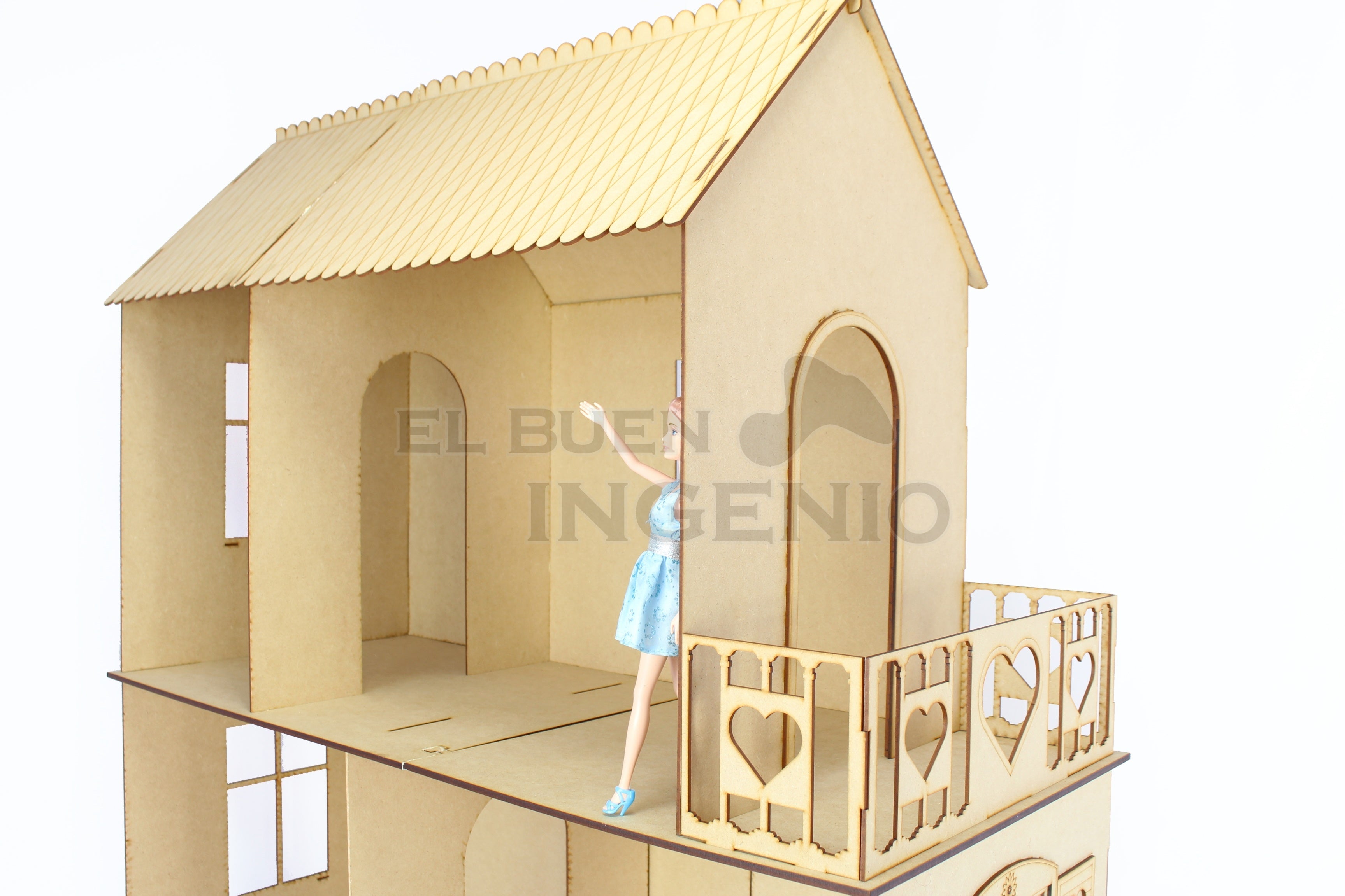 Casa de munecas barbie C2L Sin Muebles – ElBuenIngenio