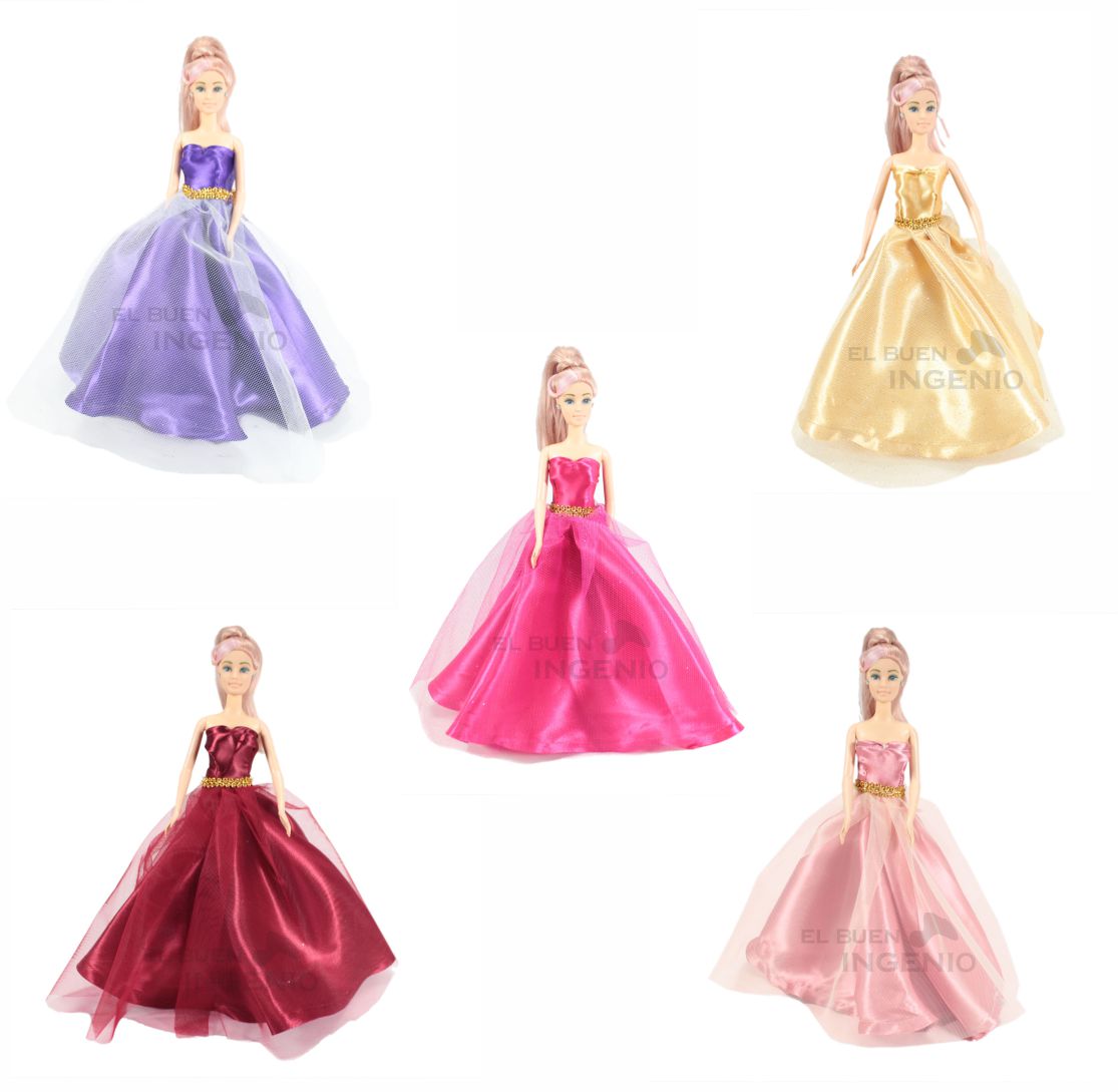 Gaseoso Preocupado Cadera Vestidos De Muñecas Elegantes Princesas Ropa Para Barbie Vestiditos –  ElBuenIngenio