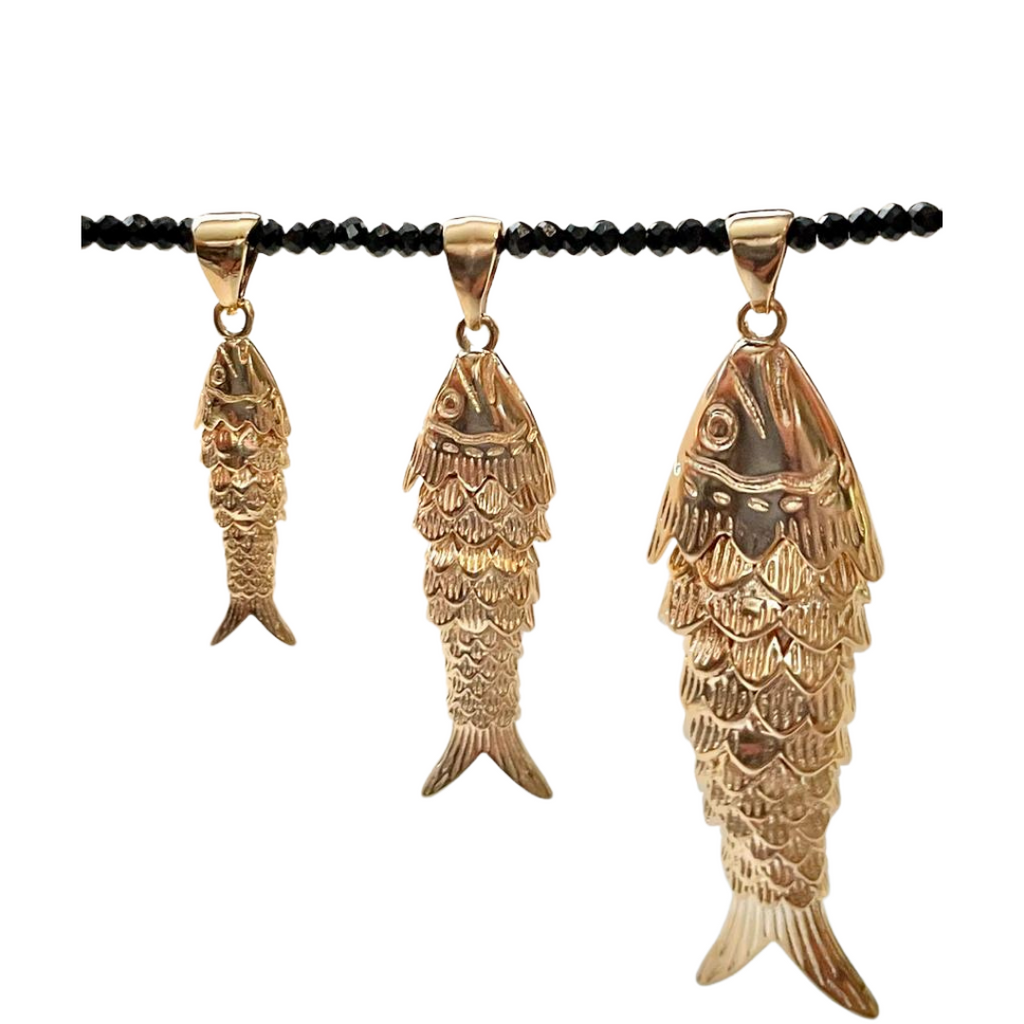 moving fish pendant