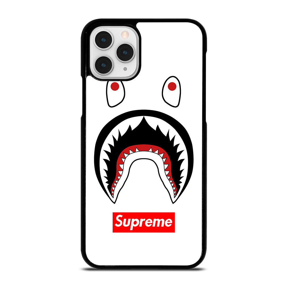 Bape Camo Shark Supreme White Iphone 11 Pro Case Cover Casepark