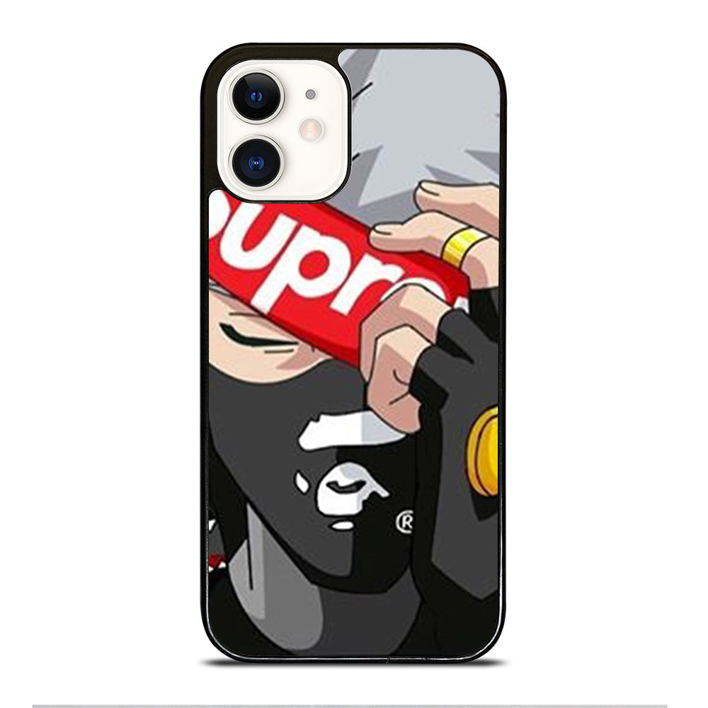 Supreme Bape Kakashi Naruto Iphone 12 Case Cover Casepark