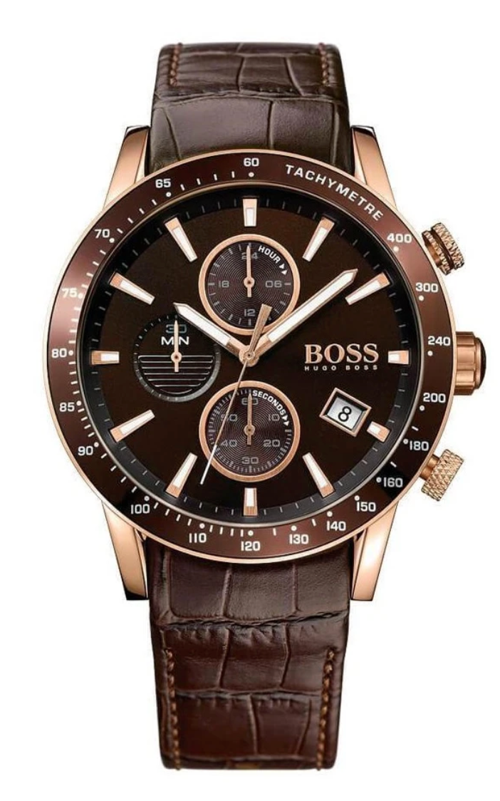 hugo boss tachymeter gold