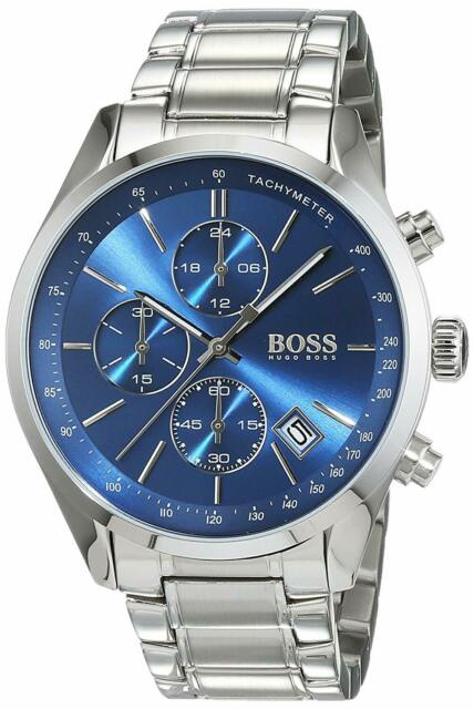 hugo boss grand prix watch blue