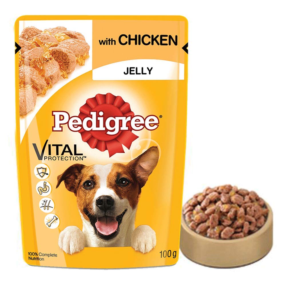 pedigree dog food in jelly