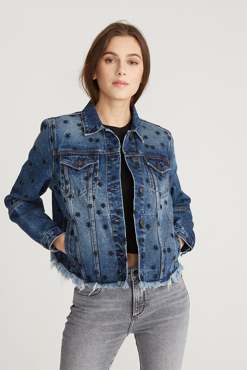 Lucky Brand Tomboy Trucker Denim Jacket - Women's Clothing, Buckle